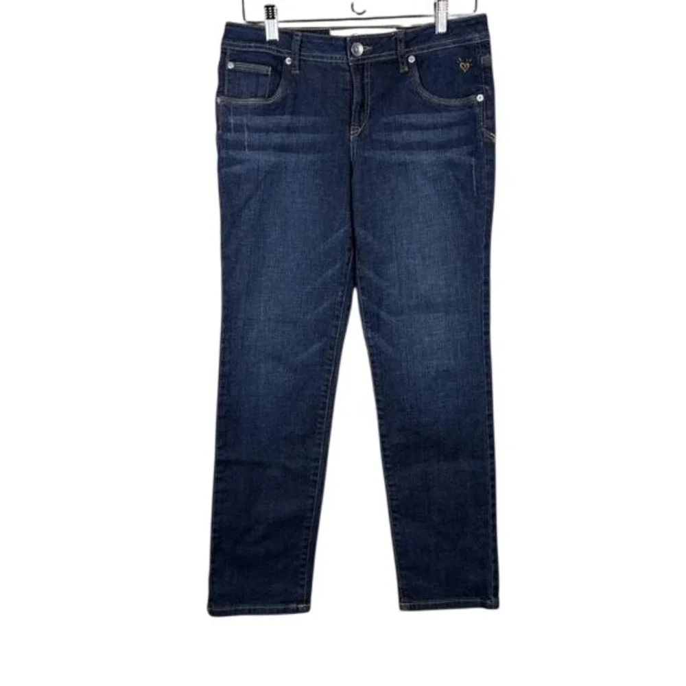 Justice Simply Low‎ Jeans Girls Size 12 1/2 Straight Stretch Denim